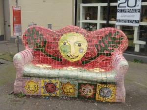 One of a pair of chairs