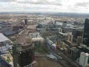 Yarra River and western Melbourne