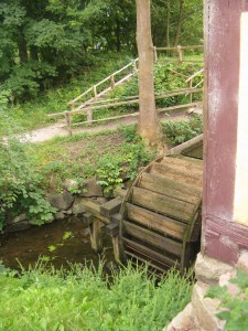 One of 2 water wheels