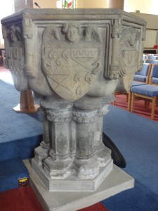 14th Century baptismal font