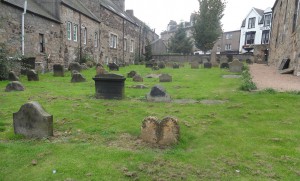 Churchyard looking towards street