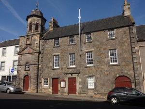 An old building which had components of town hall, jail and debtors prison 