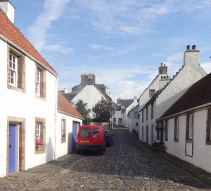 Cobble-stoned street