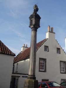 Mercat (market) cross, site of early markets