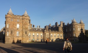 Holyrood Palace residence of scot monarch since the 16th century https://en.wikipedia.org/wiki/Holyrood_Palace K arrived too late to enter