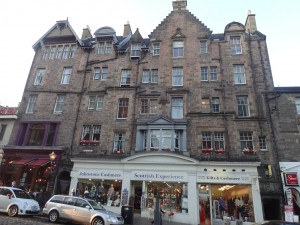 One of the many shops selling stuff to tourists 