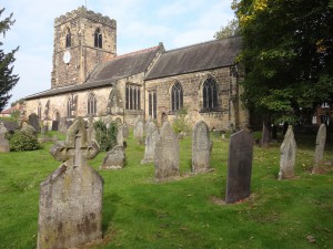 Same side of church but from the back