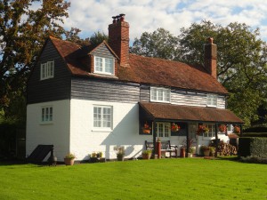 Picturesque house beside tow path