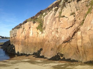 I liked the colour and texture of the rockface