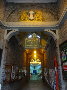 Inside the entrance