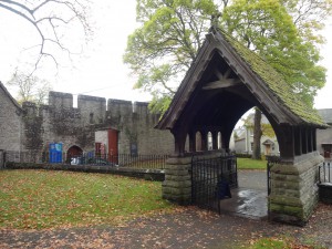 Lych gate into the cemetery