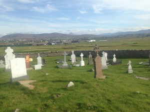 Old section of cemetery