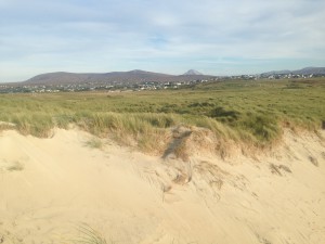 Civilization in the distance as was Mt Errigal