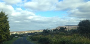 Roadway down to Cecilia's property The main road has numerous such roads accounting for the scattered nature of housing