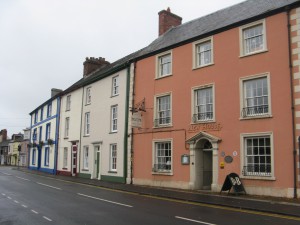 Street frontage. My room was behind the left middle window. A very narrow wooden staircase led to the next floor. 