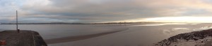 Panoramic view of the eastern and southern side  of the Severn