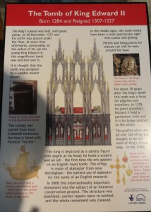 Information sheet about the monument to Edward 11