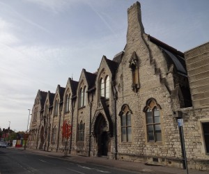 Beside it is the public library where I browsed local history books for an hour or so