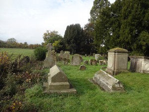 Vick heritage listed graves on the mid right