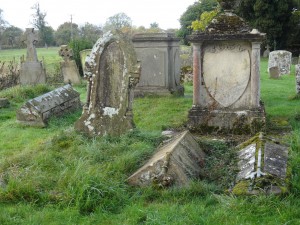 Some Vick tombstones including some heritage listed ones