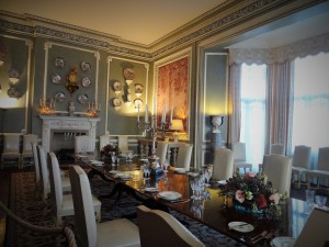Dining room decorated for Lady Baillie in the late 1930s