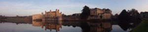 Panorama of the castle in the late afternoon