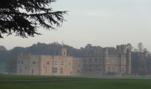 Mist rising from the ground