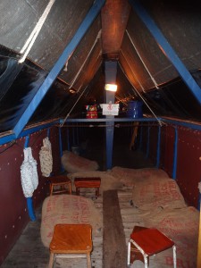 Guess it would be the mid section and maybe where the family slept, The section behind would have held the cargo