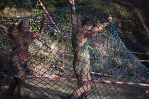 He then continued on to accompany Steph in in quest to run the course 3 times